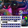LXQ021 24-key Bluetooth APP 36 lights Car charger