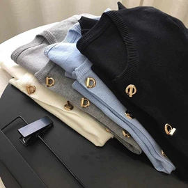 女式针织衫;毛衣;吊带背心