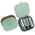 Conjunto de tesouras de unhas alemãs Home Premium de alta qualidade Conjunto de sete peças Tesoura de unhas portátil Reparação de pés à prova de salpicos 5