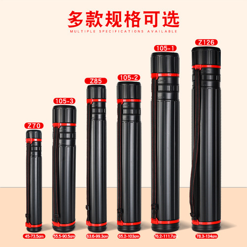 Artistic Telescopic Paint Tube Organizer, Roll Paper Tube, Han Style Plastic Portable Small Sketch Paper Paint Tube