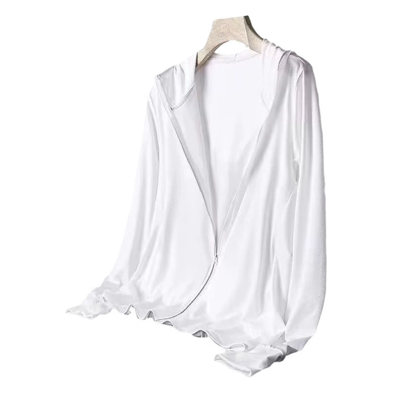 Ледяной шелк солнцезащитный крем мужской летний анти-ультрафиолетовый ультрафиолетовый ультратонкий и дышащий с капюшоном солнцезащитный крем на открытом воздухе Спортивный рыболовный куртка мужской