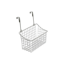 厨房收纳挂篮免打孔浴室收纳篮橱柜门内收纳筐日式铁艺挂式收纳篮