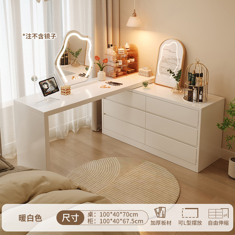 Mueble de cabecera, dormitorio doméstico, armario de almacenamiento contra la pared, espacio de rendija estrecha, uso de armario de cola de cama largo, estante de piso, armario bajo