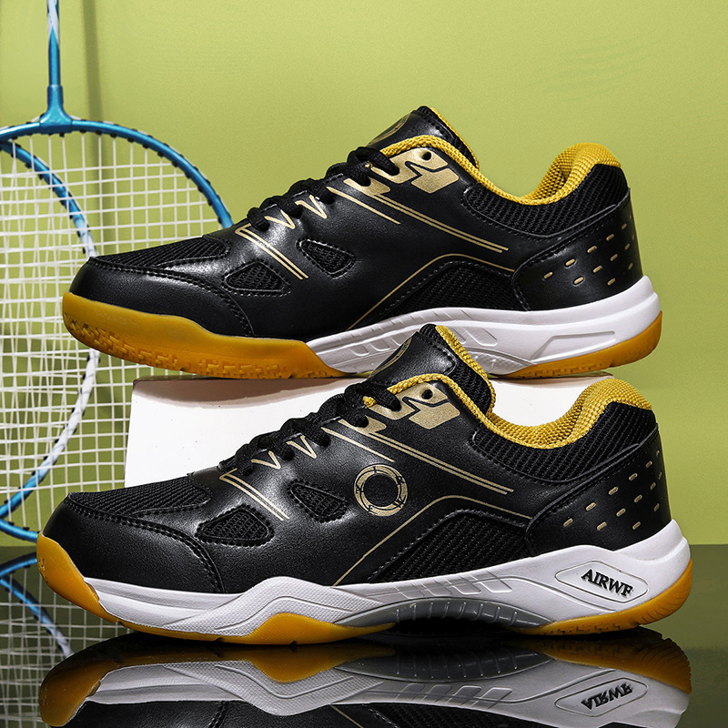 Nuevos zapatos de tenis transfronterizos ligeros transpirables antideslizantes bádminton hombres y mujeres zapatos de tenis de mesa al aire libre al por mayor