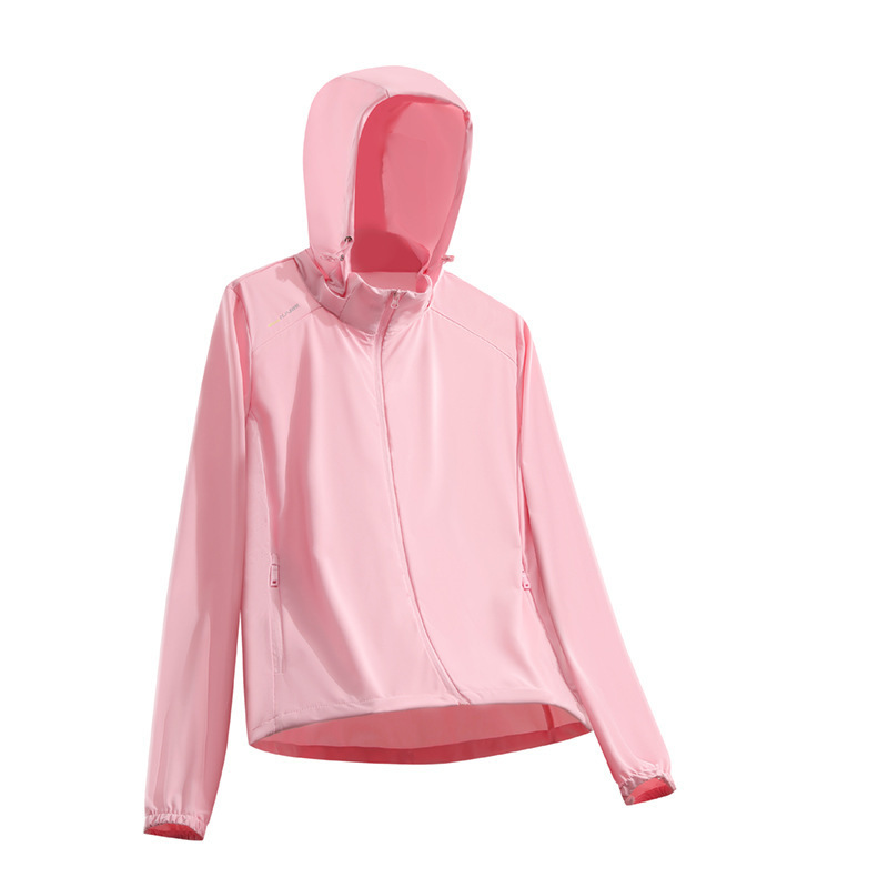 2024 verano nuevo deportivo al aire libre pareja de moda seda de hielo ropa de protección solar hombre impermeable transpirable luz anti-UV