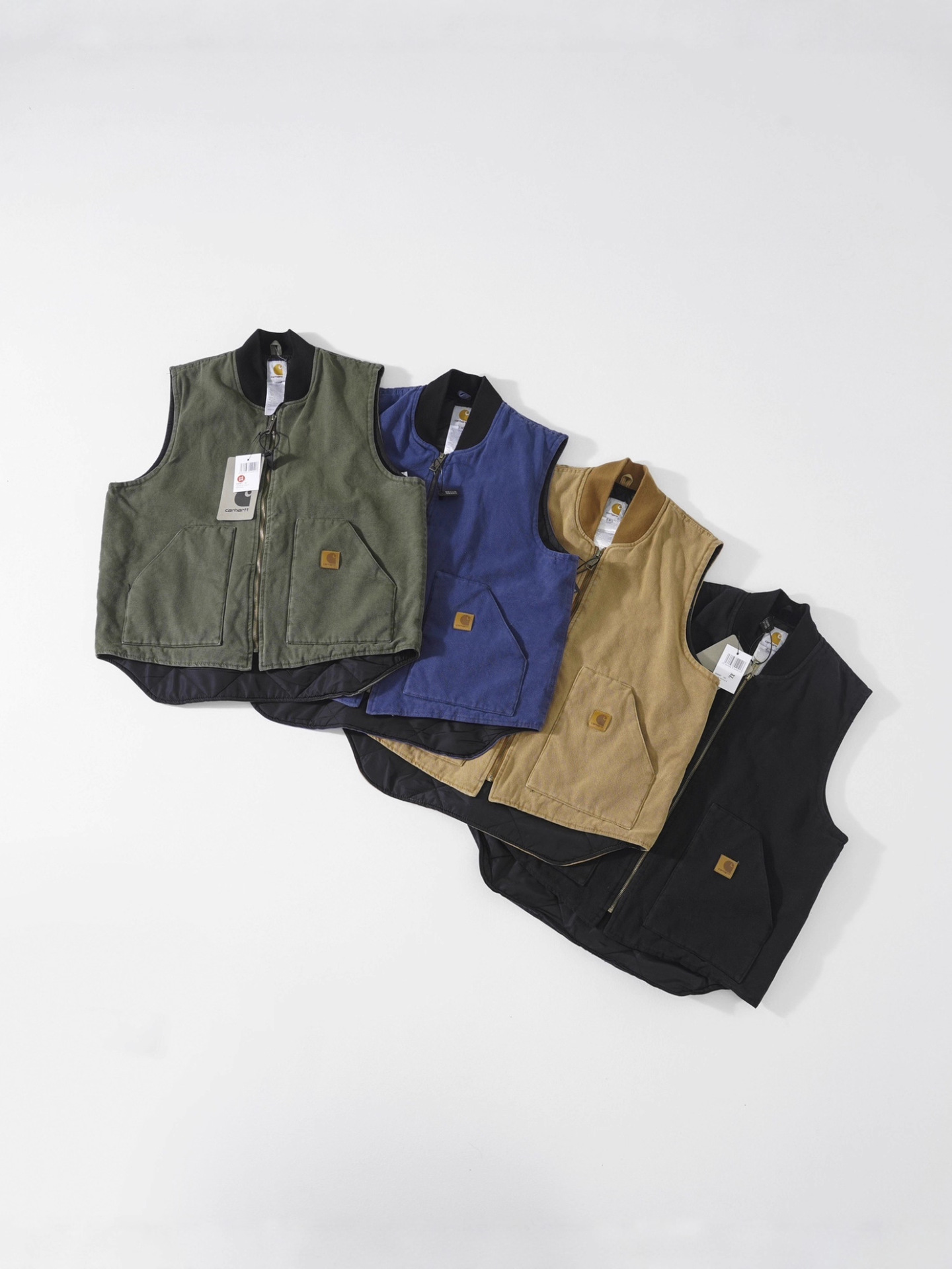 Carkaha V02 de alta calidad antiguo enfatiza lavados con agua de algodón grueso chaleco de hombro americano retro montaña de algodón de marea solar