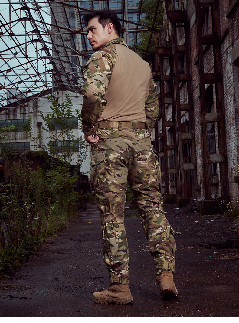 G3 Combat Frog Suit – Uniforme da addestramento tattico, elastica e traspirante, mimetica/nera/verde ranger, taglie dalla XS alla XXXL_voghion.com