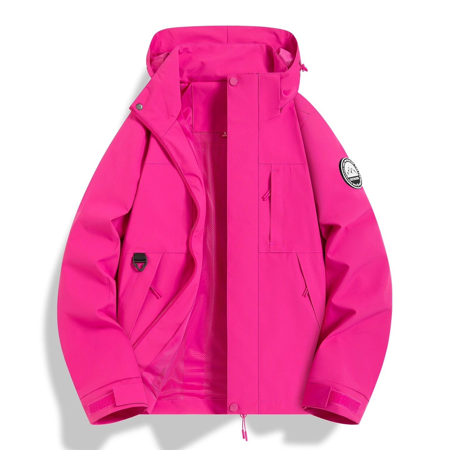 2025 новая стильная куртка для мужчин и женщин, осенне-зимняя тонкая однослойная ветрозащитная и водонепроницаемая одежда для альпинизма большого размера.