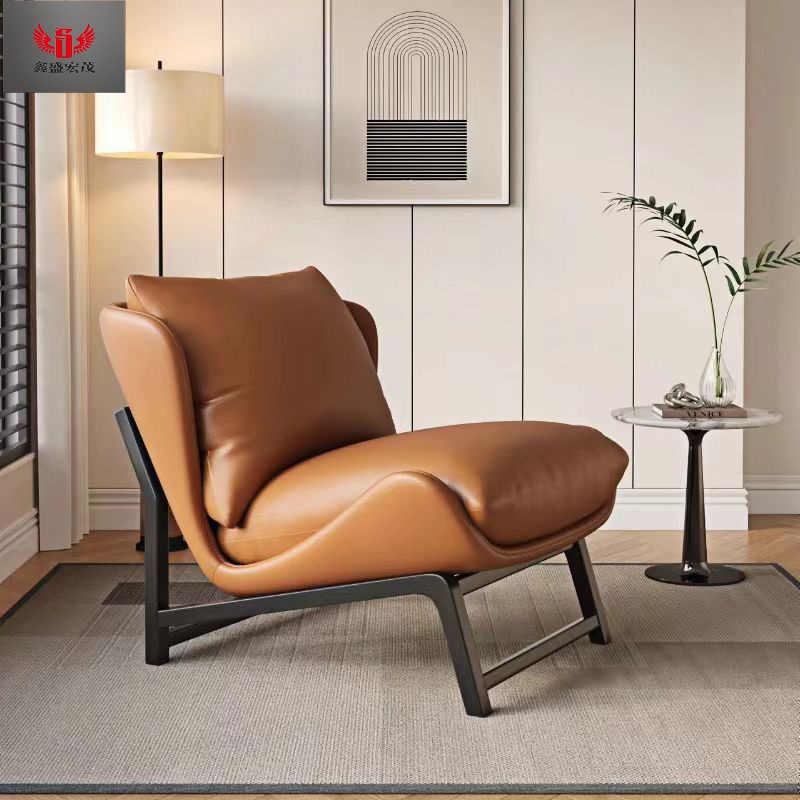 Sofá italiano de lujo minimalista sala de estar dormitorio simple oficina hotel dormitorio principal sofá relajado sofá ocio