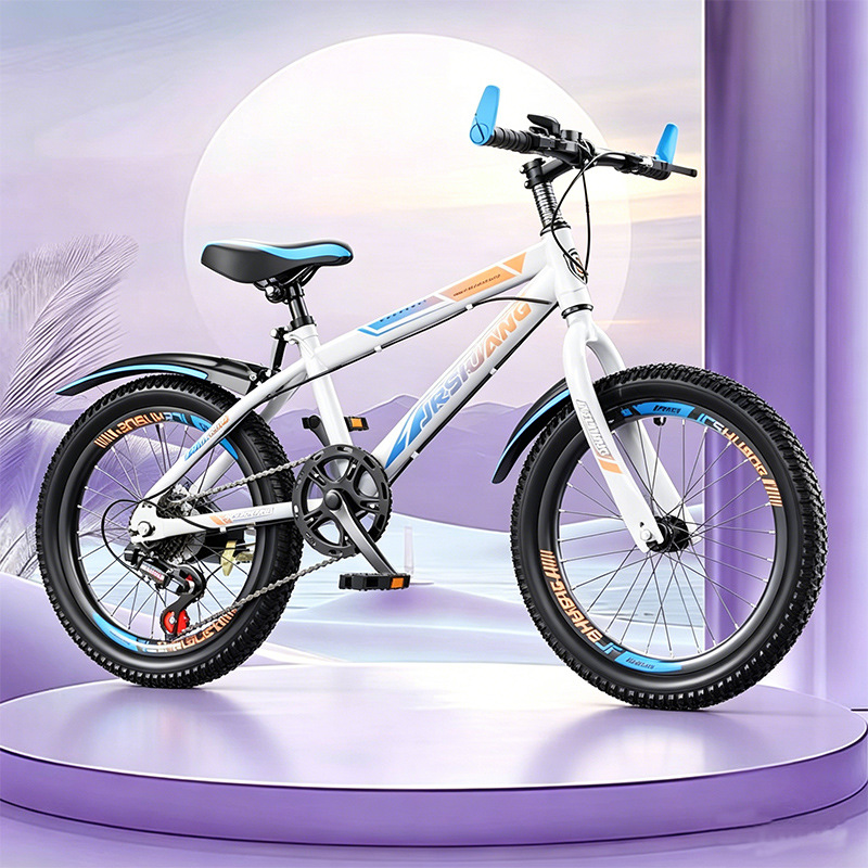 Bicicleta de montaña adolescente de velocidad única varón de velocidad de viaje ligero para mujeres 8 - 16 años de seguridad image 21