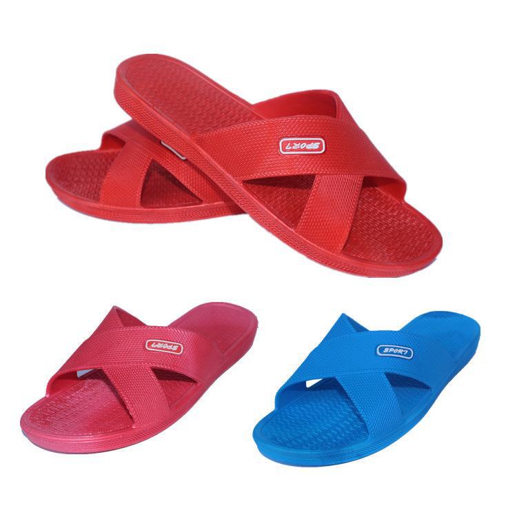 Wu Chuan Factory Direct Supply 368 Women's Cross Slippers Home Bathroom Non-slip Women's Slippers Stall Supply Women's Slippers Wu Chuan Factory Direct Supply 368 Women's Cross Slippers Home Bathroom Non-slip Women's Slippers Stall Supply Women's Slippers