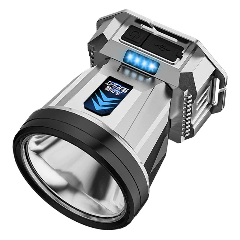 Трансграничная сильная фара, перезаряжаемая на большие расстояния, водонепроницаемая, сверхяркая налобная фара для рыболовного шахтера, фара со сверхдлительным сроком службы батареи.