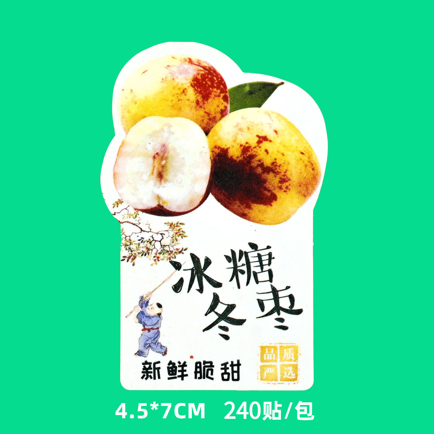 윈터 대추 [스티커 240개] 전체 팩