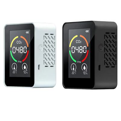 YZ-12二氧化碳檢測儀CO2探測空氣質量指數溫度濕度室內監測迷妳型