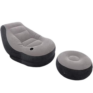 Intex 68564 Inflatable Pvc Comfortable Flocking Sofa Combination Lazy Leisure Foldableing Simple Storage Lounge Chair