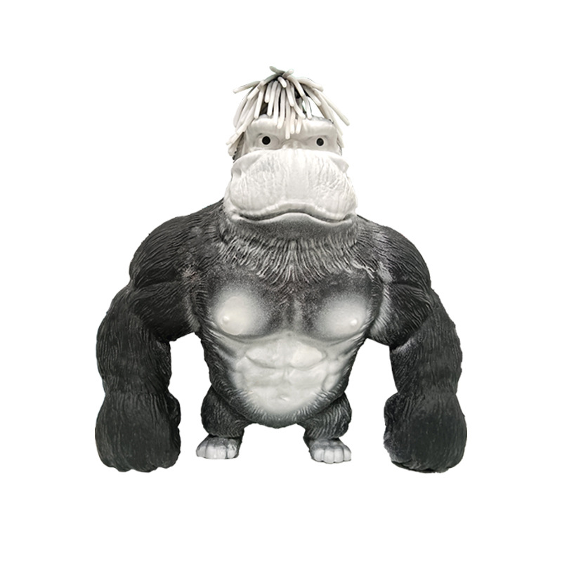 긴 머리 고릴라 블랙