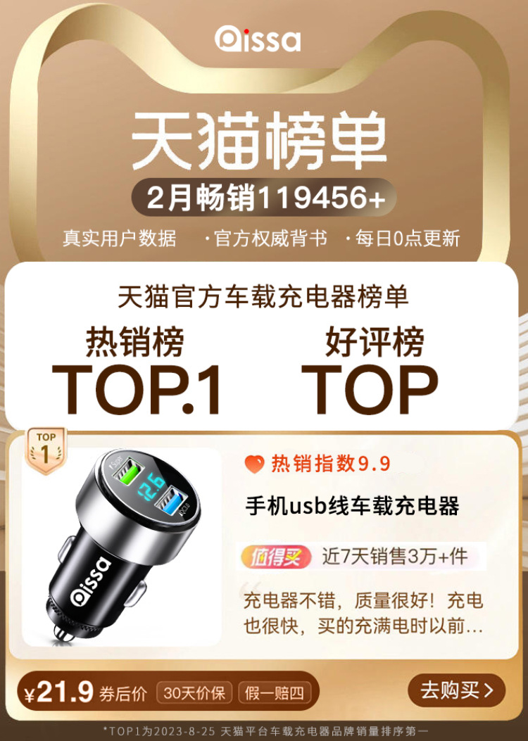 Car Charger Mobile Phone Super Fast Charging Head Cigarette Lighter One to Two Conversion Plug Car Charger Pissa Flagship Store