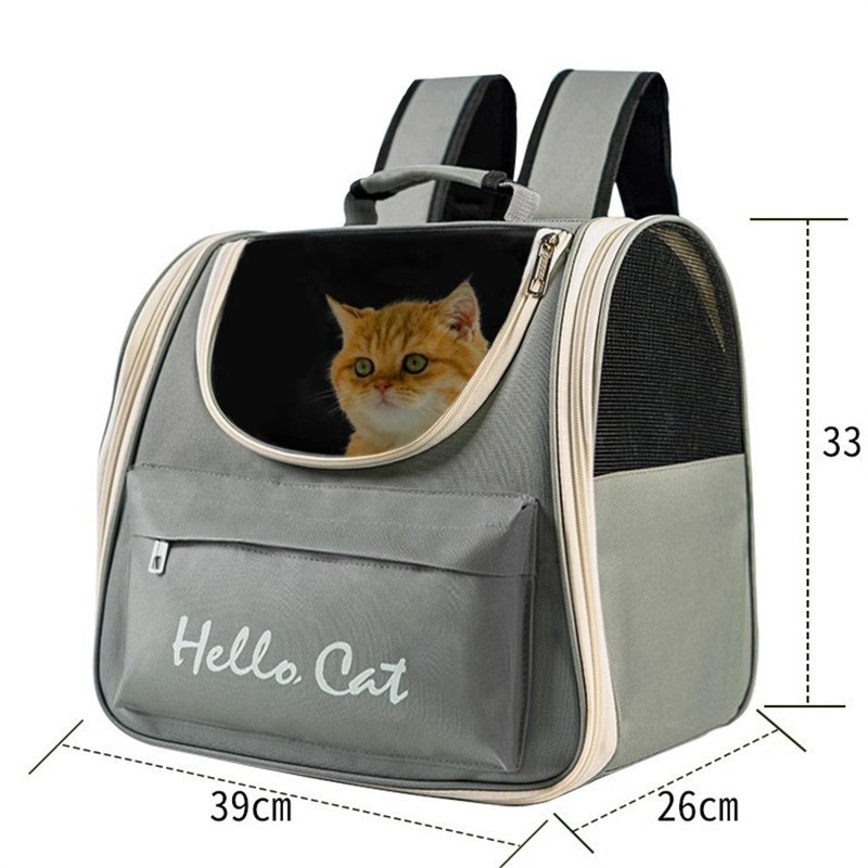 猫包外出旅行宠物背包舱猫咪书包双肩笼多功能包车载折叠安抚防抓|undefined