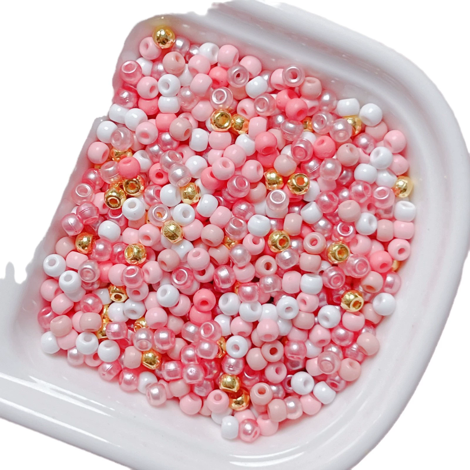 Acrylic quality round beads, mobile phone, chain, beaded bracelet, accessories, wide color palette