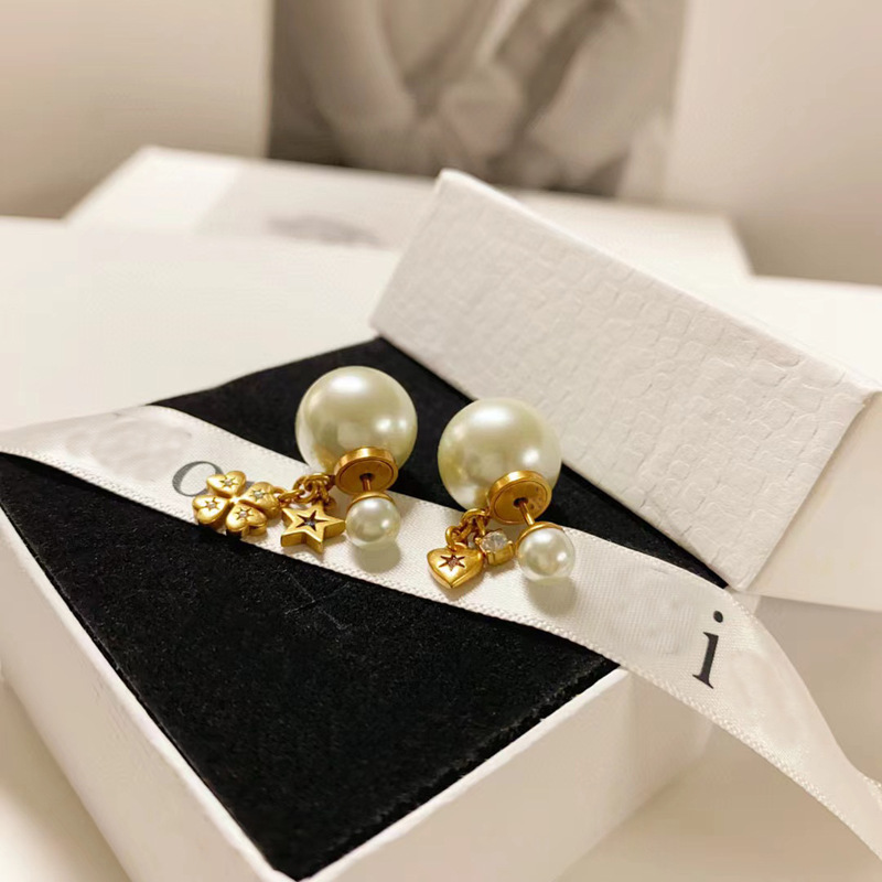 Geometric, Star, Heart Shape Pattern 1 Pair Modern Style Classic Style Geometric Star Heart Shape Plating Copper Drop Earrings Ear Studs