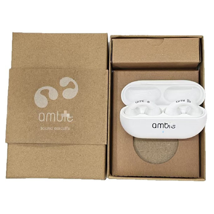 Ombie Clip-On Bone Conduction Japanese-Style Wireless Sports Headphones with Long Battery Life, High-Quality Sound, Waterproof, and Non-Falling Off