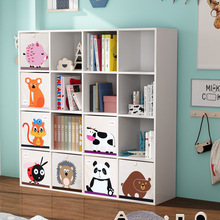 兒童玩具收納柜實木書架柜子置物架儲物柜幼兒園寶寶繪本架