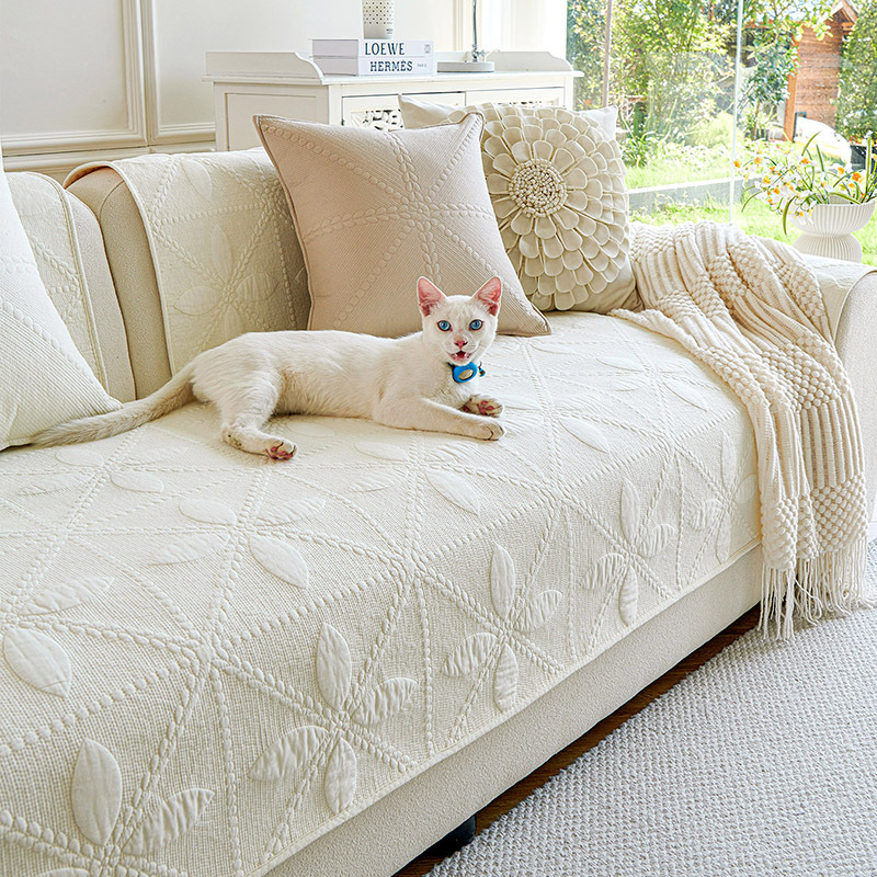 2026 New Sofa Cushion Fabric Pure Cotton Sofa Cover Universal for All Seasons Non-Slip Sofa Towel Full Cover Sofa Blanket