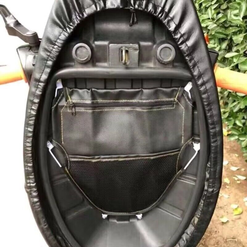 Bolsa de asiento de la motocicleta pedal de coche eléctrico bolsa de artículos diversos del maletero del coche bolsa de organización bolsa de almacenamiento de coche