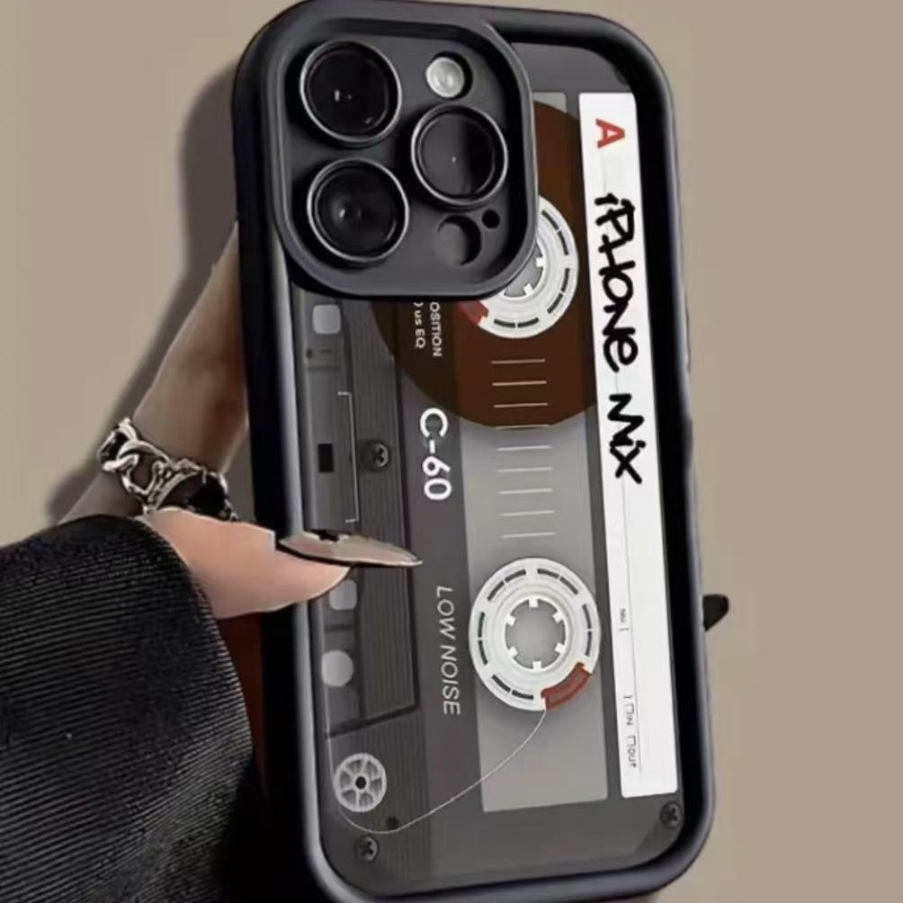 Funda para teléfono móvil iphone16pro de personalidad europea y americana Apple 15 anti-caída 14/13promax nuevo 12xr11