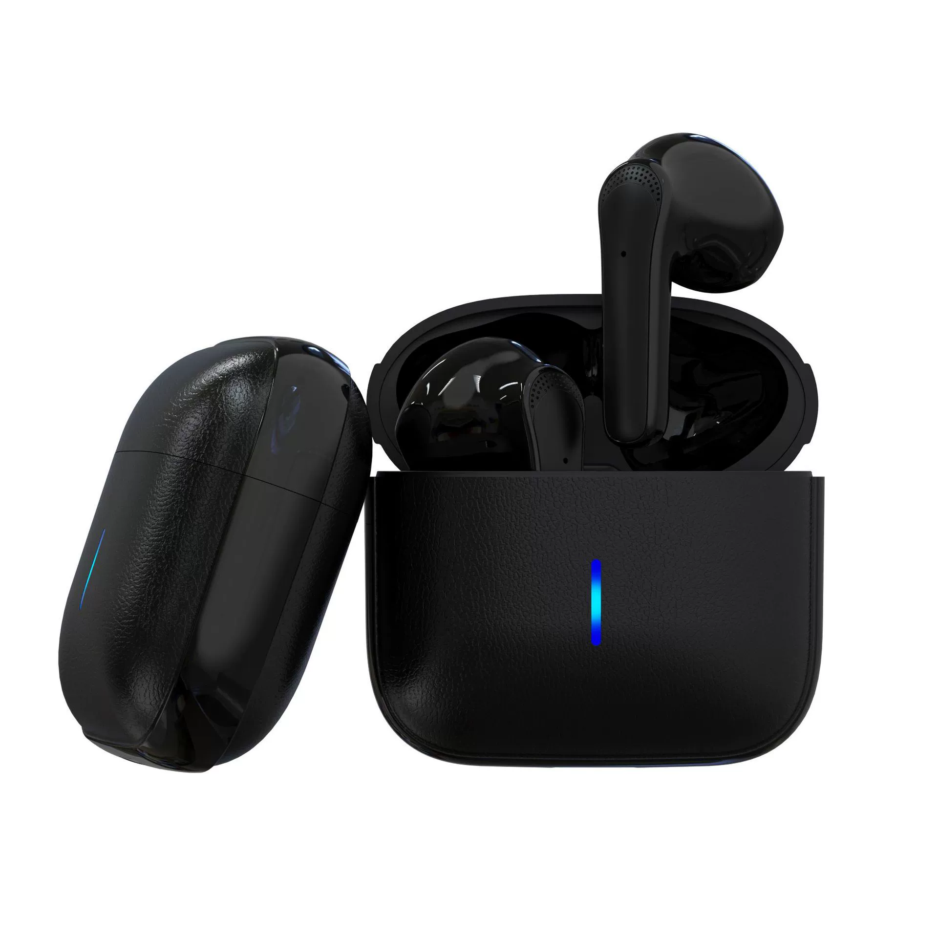 Фабричная частная модель TWS5.3 беспроводные Bluetooth-наушники кожаная отделка стерео акустика мини Bluetooth-гарнитура в наличии