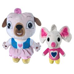 欧米の就学前教育萌え幼稚園chip and potato粉犬とネズミのぬいぐるみ