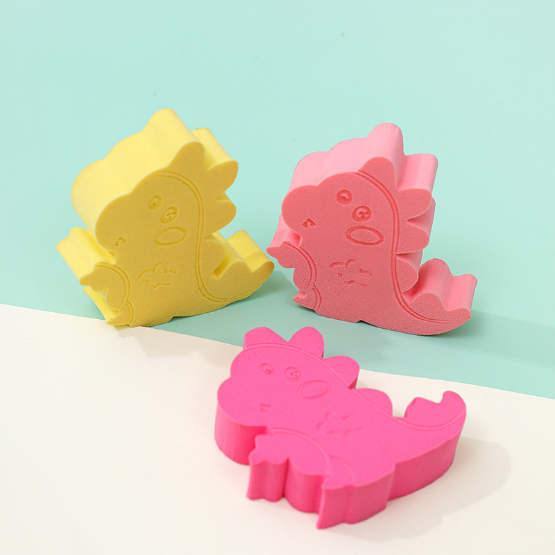 Puff de dinosaurio personalizado de fábrica transfronterizo sin látex sin polvo, huevo de maquillaje de forma especial de doble uso húmedo y seco, huevo de maquillaje de esponja