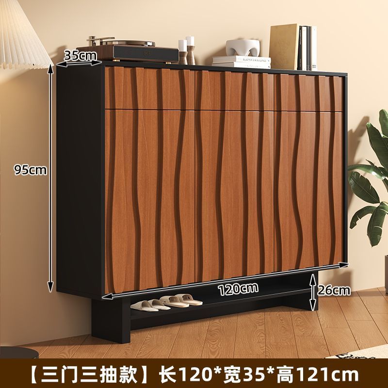 中古法式侘寂入户鞋柜进门门口过道现代简约玄关储物柜儿童|undefined