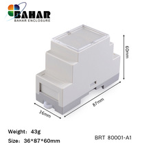开关盒PLC工控制电器盒ABS阻燃原材料外壳标准导轨接触器BRT80001