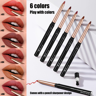 [foreign trade cross-border] lip liner waterproof lasting genuine goods does not fade hook line nude non-stick cup matte lipstick pen