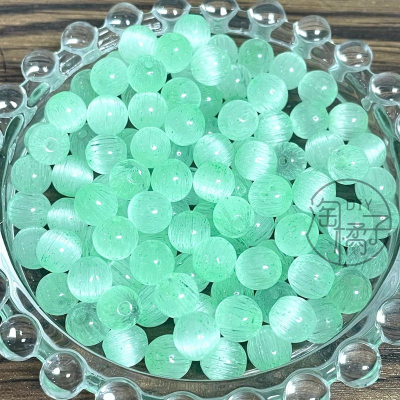 8mm超优猫眼米珠直孔圆珠玻璃珠子手工DIY串珠项链手链手机链散珠|undefined