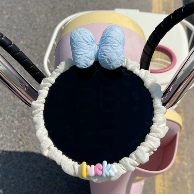 Accessories for Women, Motorcycle Safety Supplies - sky-blue-bow-protective-case
