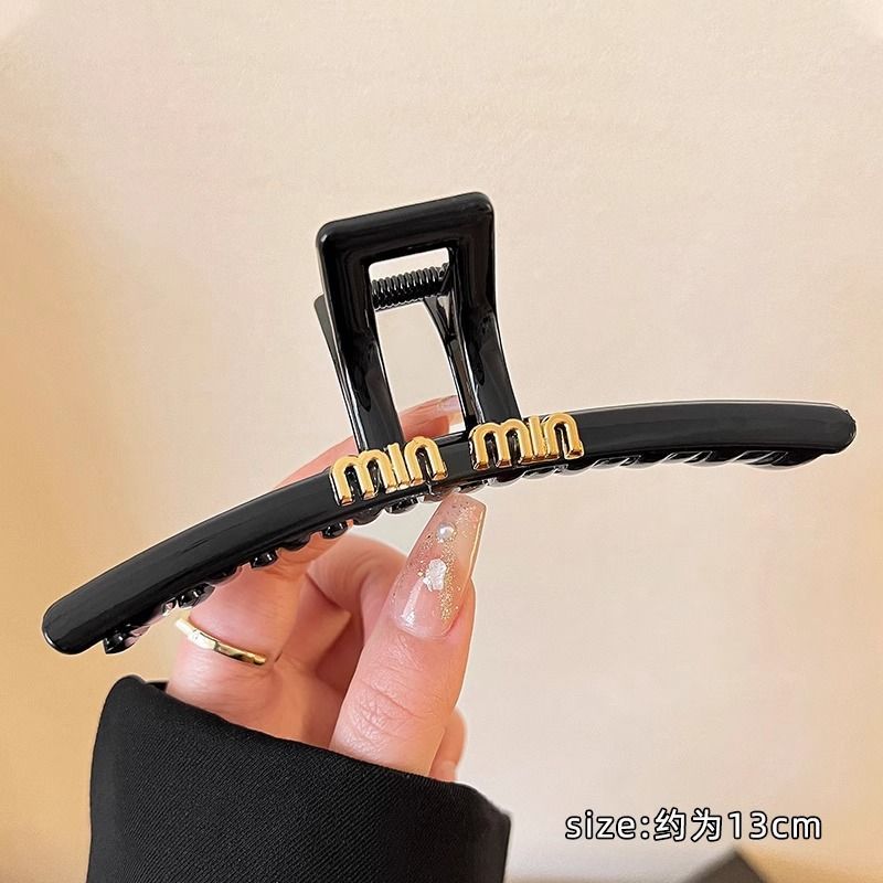 Clip de pelo de gran tamaño esmerilado simple Cabeza trasera updo horquilla de alto grado tiburón clip horquilla tocado al por mayor