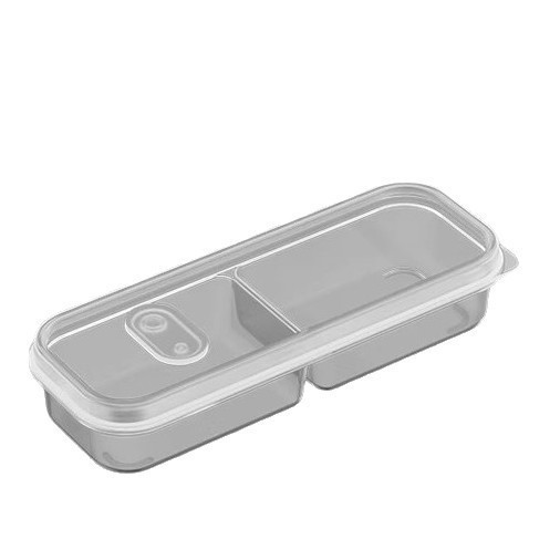 窄缝冰箱分格保鲜盒冰箱冻肉盒子冷冻食品级食物收纳盒分装盒家用|undefined