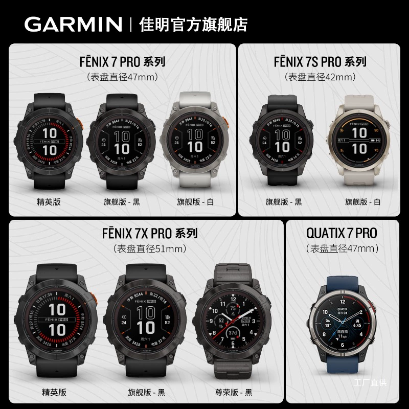 Garmin Fenix7/7X Pro/E профессиональные наручные часы для активного отдыха и спорта: бег, велосипед, кросс, альпинизм