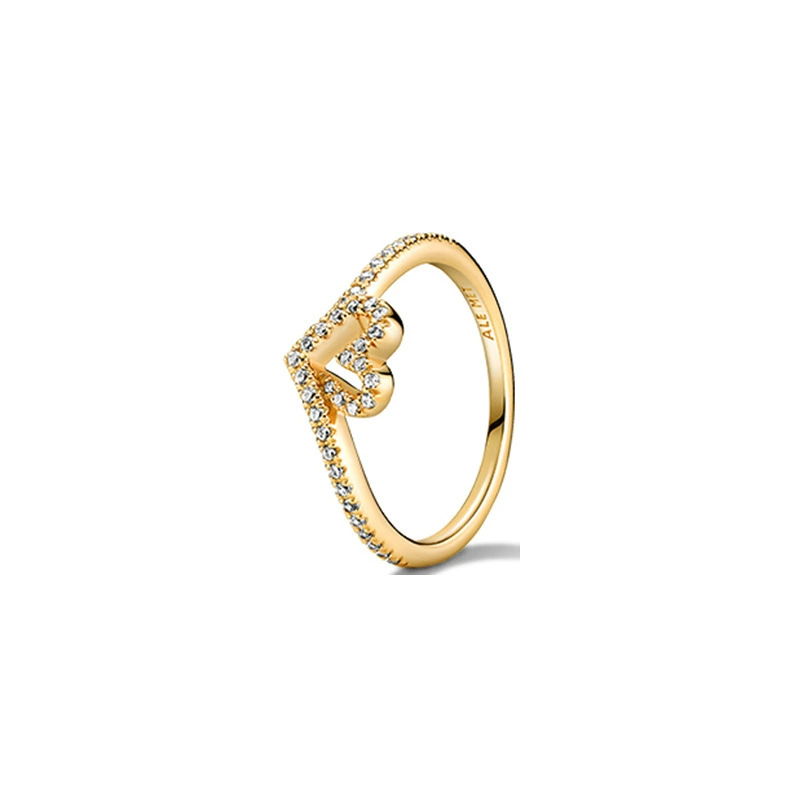 Panjiadorla white copper silver -plated ring new style shining wishes bone angel wing, Minnie rings European and American rings