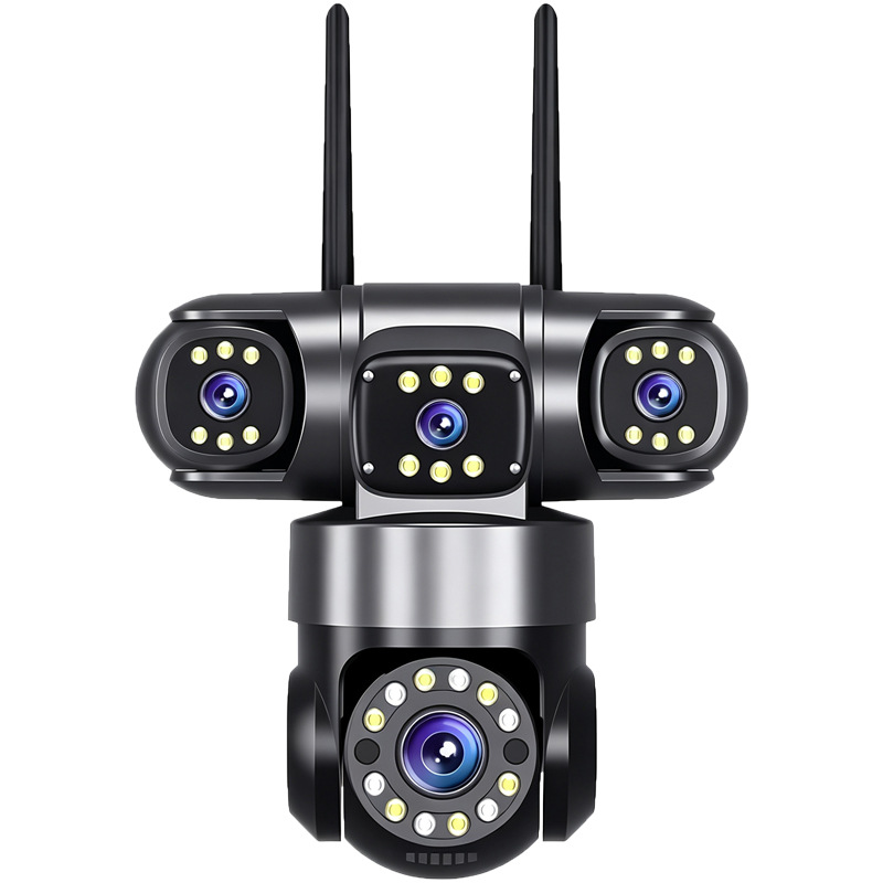 WiFi surveillance camera 4-view HD night vision PTZ