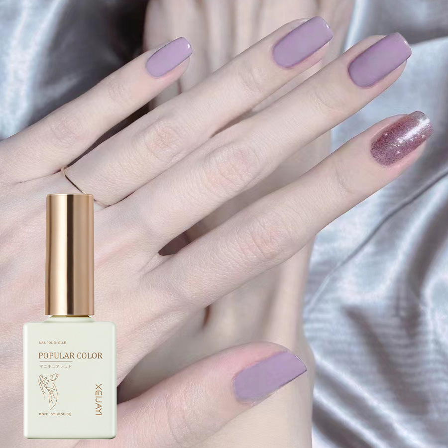 Pure Color new white nail polish glue nude transparent high-grade Nail Polish Nail Polish shop dedicated durable firm Factory wholesale