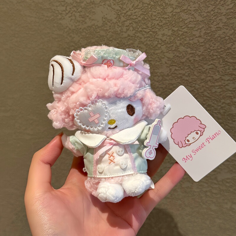 【代発】piano小羊看護師セット公仔バッグペンダントキーホルダーかわいいぬいぐるみ|undefined