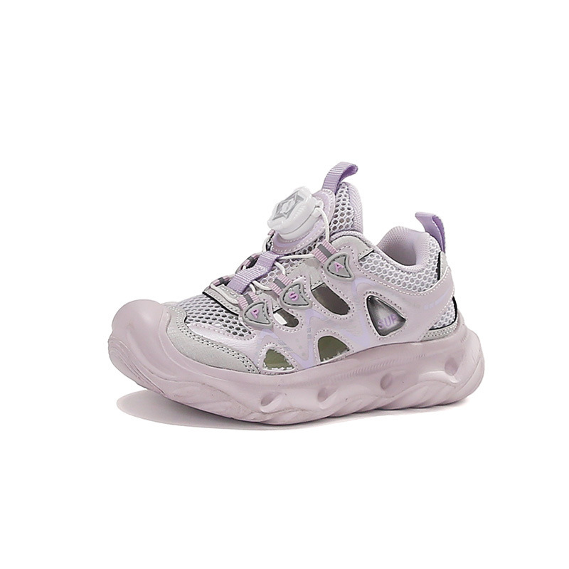 Girls' Boys' Sneakers Mesh Closed Toe Rotating Buckle Summer New Style Casual Frame Shoes Children's Trendy_voghion.com