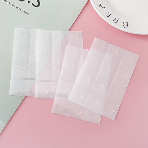 Transparent and invisible double-sided tape, multi-functional student DIY stationery and household supplies, dot adhesive, balloon decoration, removable round dot adhesive