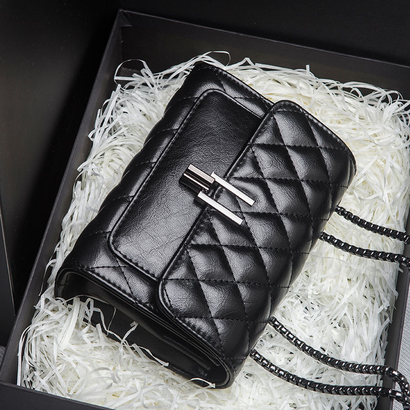 2023 nuevo estilo de bienestar TikTok estilo Chanel bolso de mujer rombo cadena bolsa de mensajero hombro bolso de mujer entrega de una pieza