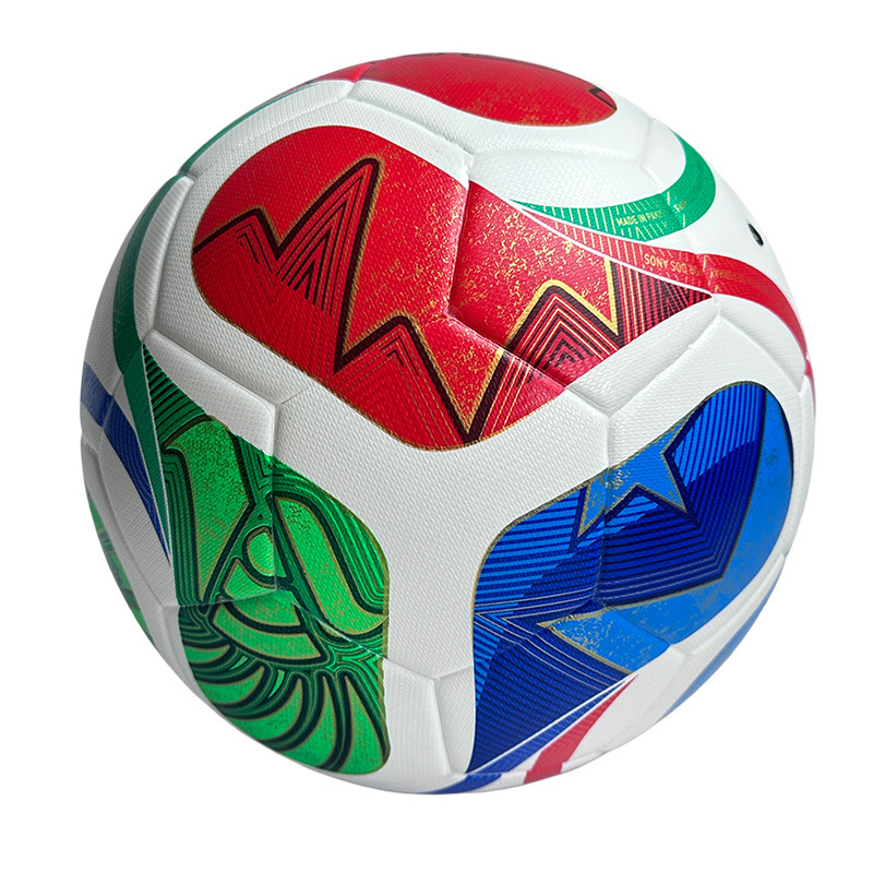 No.5 Copa del Mundo de fútbol Liga de Campeones Premier League fútbol transfronterizo adhesivo en caliente pu personalizado