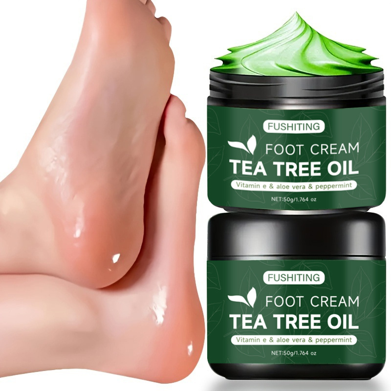 Cross-Border Exclusive Supply of Fushiting Tea Tree Oil Foot Cream, a Fine-Textured Foot Cream That Is Moisturizing and Nourishing