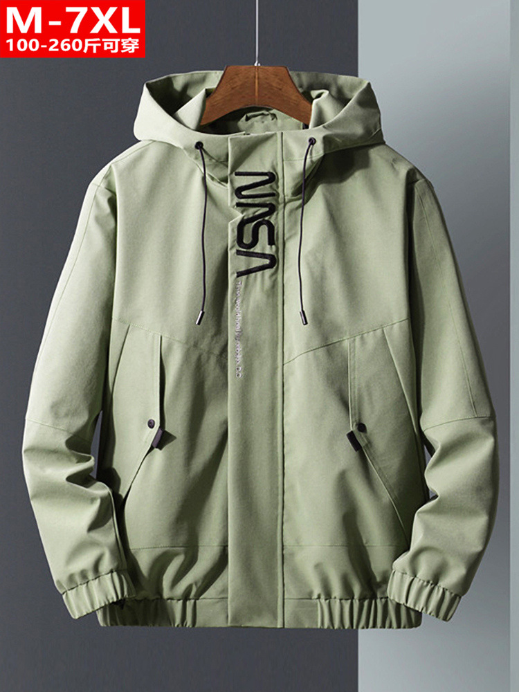 Men's demi-season trend fashionable jacket with hood for leisure
